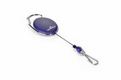 Durable 832707 αξεσουάρ βάσεων σημάτων Μεταλλική αλυσίδα σημάτων Μπλε 1 τεμάχια (Durable STYLE Snap Hook Badge Reel Blue)
