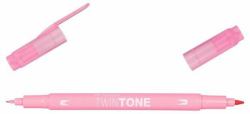Tombow TwinTone μαρκαδόρος 1 τεμάχια Λεπτή/Στρογγυλή μύτη Ρόδο [Ροδόχρους] (Tombow TwinTone speedmarker 1 stk Fin/)