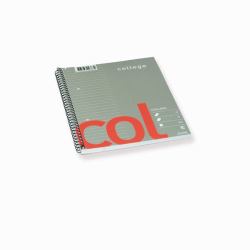 Bantex Col σημειωματάριο A5 70 φύλλα Γκρι, Κόκκινο (Bantex Col blok og notesblok A5 70 ark)