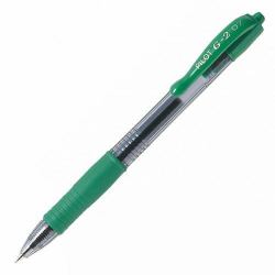 Pilot G2 Λεπτή Στυλό τζελ με περιστρεφόμενο καπάκι Πράσινος [Πράσινο] (Pilot G2 OptrÃ¦kkelig gel pen Fin GrÃ¸n)