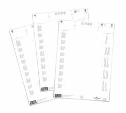 Durable 103102 80 τεμάχια Λευκός [Άσπρος] Ορθογώνιο παραλληλόγραμμο (Durable Ticket Sheet Inserts 140/90x65mm [80])