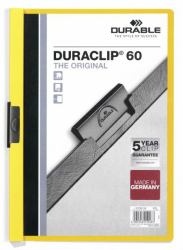Durable DURACLIP 60 εξώφυλλο αναφοράς Κίτρινο (Durable DURACLIP 60 A4 Folder Yellow [25])