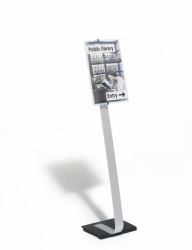 Durable CRYSTAL SIGN A3 Ακρυλικό Άργυρος (Durable CRYSTAL SIGN Floor Stand A3)