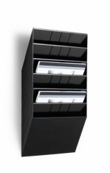Durable 1709785060 σταντ βιβλίου Μαύρος [Μαύρο] (Durable FLEXIBOXX 2 A4 Landscape Black [6])
