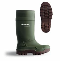 Dunlop PUROFORT THERMO+ WELLINGTON GRN 6 (Dunlop Purofort Thermo+ Full Safety Wellington Green 06)