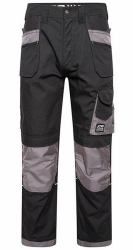 JCB Trade Plus Black/Grey Rip Stop Trouser 38