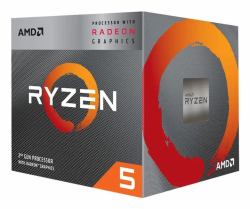 AMD Ryzen 5 3400G επεξεργαστής 3,7 GHz 4 MB L3 Κουτί (AMD Ryzen 5 3400G 3.7GHz 4 Core AM4 Processor, 8 Threads, 4.2GHz Boost, Radeon Vega 11 Graphics)