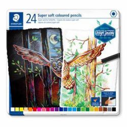 Staedtler 149C Πολύχρωμο 24 τεμάχια (Farveblyant Super soft i tinÃ¦ske ass [)