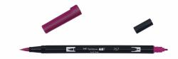 Tombow ABT-757 μαρκαδοράκι Λεπτή/Χοντρή Κόκκινο 1 τεμάχια (Marker Tombow Dual Brush 757 portvinsr)