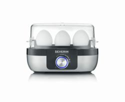 Severin EK 3163 3 αυγό[ά] Μαύρος [Μαύρο], Ανοξείδωτο ατσάλι, Διαφανής (Severin EK 3163)