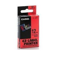 Casio XR-12RD1 ετικέτα εκτύπωσης Μαύρος [Μαύρο], Κόκκινο 