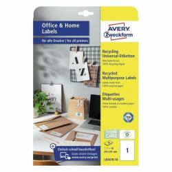 Avery LR3478-10 αυτοκόλλητη ετικέτα Ορθογώνιο παραλληλόγραμμο Μόνιμο Λευκός [Άσπρος] 10 τεμάχια (Self-Adhesive Label Rectangle - P...