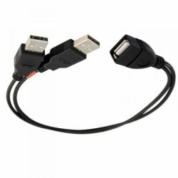 ALLNET 133298 καλώδιο USB USB 2.0 2 x USB A USB A Μαύρος [Μαύρο] 