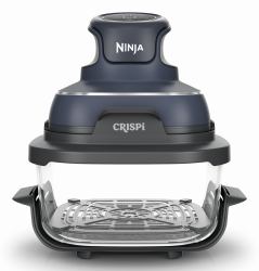 Ninja CRISPi Μονός 3,8 L 1700 W Φριτέζα ζεστού αέρα Μπλε, Γκρι, Διαφανής (Ninja FN101EUGY)