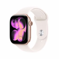 Apple Watch Series 11 OLED 46 mm Ψηφιακός 416 x 496 εικονοστοιχεία Οθόνη αφής Ροζ χρυσό Wi-Fi GPS (APPLE WATCH 11 46 RG AL LB SB - ML GPS-FDN)
