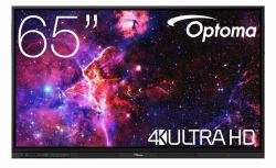 Optoma 3653RK Διαδραστικός Πίνακας 165,1 cm [65"] 3840 x 2160 εικονοστοιχεία Οθόνη αφής Μαύρος [Μαύρο] (OPTOMA 3653RK)