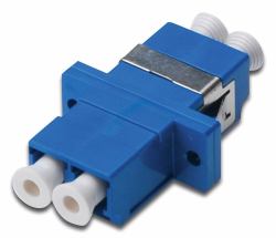 Digitus DN-96007-2 προσαρμογέας οπτικών ινών LC/UPC 1 τεμάχια Μπλε (FO COUPLER DUPLEX LC TO LC - SM OS2 BLUE CERAMIC SLEEVE)
