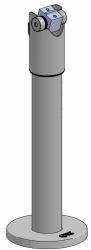 Ergonomic Solutions SP1 DuraTilt on 300mm - rotation slot SP1 pole - -Black- - Warranty: 60M