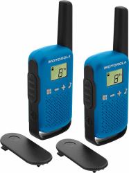 Motorola TALKABOUT T42 αμφίδρομο ραδιόφωνο 16 κανάλια Μαύρος [Μαύρο], Μπλε (Motorola TALKABOUT T42 to-vejs radio 1)