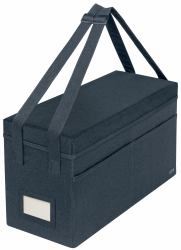 Leitz 67230089 κουτιά αποθήκευσης Τσάντα αποθήκευσης Ορθογώνιο Ύφασμα Γκρι (Leitz Fabric Hot Desking Work Bag with Lid)