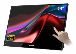 Verbatim Portable 14" FHD Touch Monitor LIGHT Φορητή οθόνη Μαύρος [Μαύρο] 35,6 cm [14"] LCD 1920 x 1080 εικονοστοιχεία (Portable 14' Fhd Touch - Monitor Light - ...
