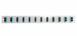EFB Elektronik SB-FP-S-12SC-D-V-OM3 εξάρτημα πίνακα συνδέσεων (ASS. PANEL 12 X SC DUPLEX C OM3 - FRONT PANEL VERTICAL BLACK)