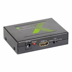 Techly IDATA HDMI-EA μετατροπέας ήχου Μαύρος [Μαύρο] (Audio Extractor Hdmi Spdif + - Rca R/L Idata Hdmi-Ea - Warranty: 12M)