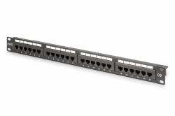 Digitus DN-91624U-CR πίνακας συνδέσεων 1U (CAT 6 CLASS E PATCH PANEL UNSH - 24-PORT RJ45 8P8C LSA RACK MOUNT)