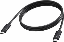 Vision TC 2MUSBCTB4/BL Thunderbolt καλώδιο 2 m 40 Gbit/s Μαύρος [Μαύρο] (Vision - USB cable - USB-C [M] to USB-C [M] - USB 3.2 Gen 1 - 5 A - 2 m - 8K60Hz support - black)