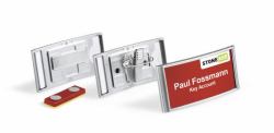 Durable 854223 πιάστρα για κονκάρδες / σήματα Πιάστρα σήματος 10 τεμάχια (Classic Name Badge With - Magnet 34 X 74 Mm - Warranty: 12M)