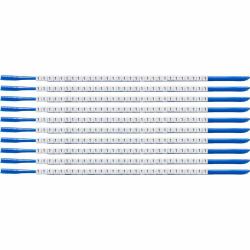 Clip Sleeve Wire Markers - SCN-07-1, Black, White, - Nylon, 300 pc[s], 1.9 mm, 2.4 mm - Warranty: 12M