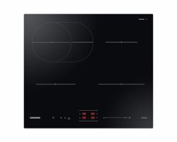 Samsung NZ64B4016FK Μαύρος [Μαύρο] Ενσωματωμένο 60 cm Επαγωγική εστία με ζώνες 4 zone[s] (SERIES 4 SLIM FIT SMART INDUCTION H)