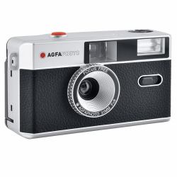AgfaPhoto 603000 φωτογραφική μηχανή Compact φωτογραφική μηχανή με φιλμ 35 mm Μαύρος [Μαύρο], Άργυρος (AgfaPhoto 603000 filmkamera Kompakt fi)