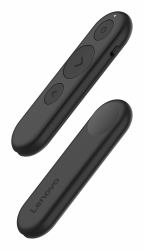 Lenovo Eingabegeräte τηλεχειριστήριο παρουσιάσεων Bluetooth/RF Μαύρος [Μαύρο] (ACCKIT_BO Lenovo Laser Presenter. WARRANTY: 1YR CCR)