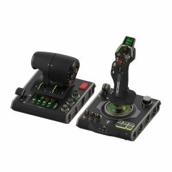 Turtle Beach VelocityOne Flightdeck - Universal HOTAS Simulation Joystick and Throttle with Touch Display, Stick Mounted HUD and Contactless Sensors for Air and Space Combat on Windows 10 and 11 (T...