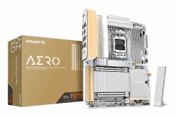 GIGABYTE X870E AERO X3D WOOD AMD X870E Υποδοχή AM5 ATX (Gigabyte X870E AERO X3D WOOD AMD AM5 Socket Motherboard, ATX, 4x DDR5 Slots, 4x M.2 Sockets, Fitted I/O Shield, 2x 5GbE LAN, Wi-Fi 7, ...