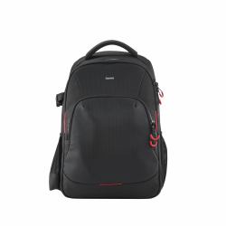Hama Ohio Σακίδιο Μαύρος [Μαύρο], Κόκκινο (OHIO CAMERA BACKPACK 190 BLACK/RED)