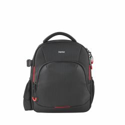 Hama Ohio Σακίδιο Μαύρος [Μαύρο], Κόκκινο (OHIO CAMERA BACKPACK 150 BLACK/RED)
