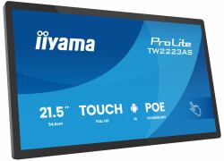 iiyama TW2223AS-B3P οθόνη σηματοδότησης Διαδραστική επίπεδη οθόνη 54,6 cm [21.5"] Wi-Fi 450 cd/m² Full HD Μαύρος [Μαύρο] Οθόνη αφής Ε�...