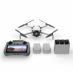 DJI Mini 4 Pro Fly More Combo [RC 2] 4 ρότορες Τετρακόπτερ 48 MP 3840 x 2160 εικονοστοιχεία 2590 mAh Μαύρος [Μαύρο], Λευκός [Άσπρος] (Mini 4 P...