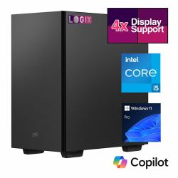 logix Micro Tower - Designed for CCTV Use - Intel i5 Processor, 16GB Kingston Memory, 500GB Kings...