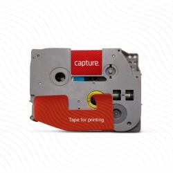 capture CA-TZE451 ταινία κατασκευής ετικετών Λευκό σε μαύρο 