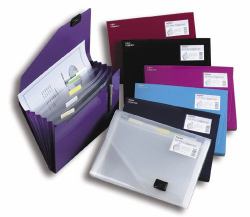 Snopake 6-Part Expanding Organiser - Clear προσωπική ατζέντα (Snopake Organiser 6 part A4 Clear- 1 Organsier)
