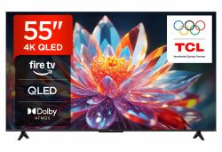 TCL T6C 55T6C-UK τηλεόραση 139,7 cm [55"] 4K Ultra HD Έξυπνη τηλεόραση Wi-Fi Μεταλλικός 350 cd/m² (TCL T6C 55 QLED 4K HDR SMART FIRE TV)