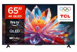 TCL T6C 65T6C-UK τηλεόραση 165,1 cm [65"] 4K Ultra HD Έξυπνη τηλεόραση Wi-Fi Μεταλλικός 350 cd/m² (TCL T6C 65 QLED 4K HDR SMART FIRE TV)