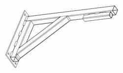 Da-Lite 10800157 εξάρτημα οθόνης προβολής Βραχίονας στήριξης (Projecta Accessories for mounting: Wall)
