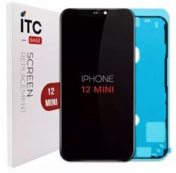 ReplaceBase RBSKU20114 ανταλλακτικό κινητού τηλεφώνου Οθόνη Μαύρος [Μαύρο] (iTC BASE | iPhone 12 Mini | Replacement Screen | LCD)