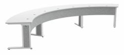 Middle Atlantic Products FM-TAR-1846430-D8W γραφείο (FORUM TABLE IN ARC SHAPE 184 INCH WIDTH)