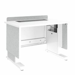 Middle Atlantic Products FML-42AD8WS-CH αναλόγιο Γκρι, Λευκός [Άσπρος] 65,8 kg (FM LECTERN 4227 HTADJ D8 LW CH)