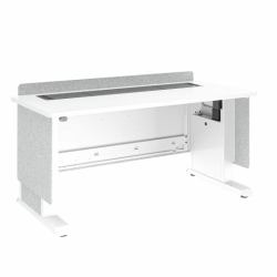 Middle Atlantic Products FML-60AD8WS-UK αναλόγιο Γκρι, Λευκός [Άσπρος] 74,8 kg (FM LECTERN 6027 HTADJ D8 LW UK)
